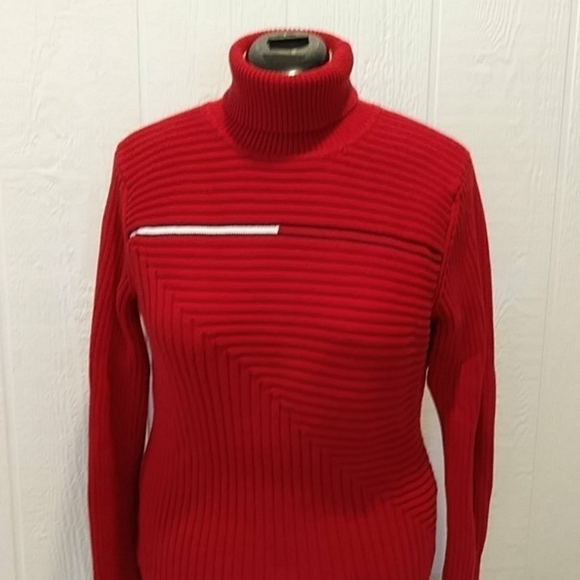 Tommy Hilfiger red sweater XL - Picture 4 of 8